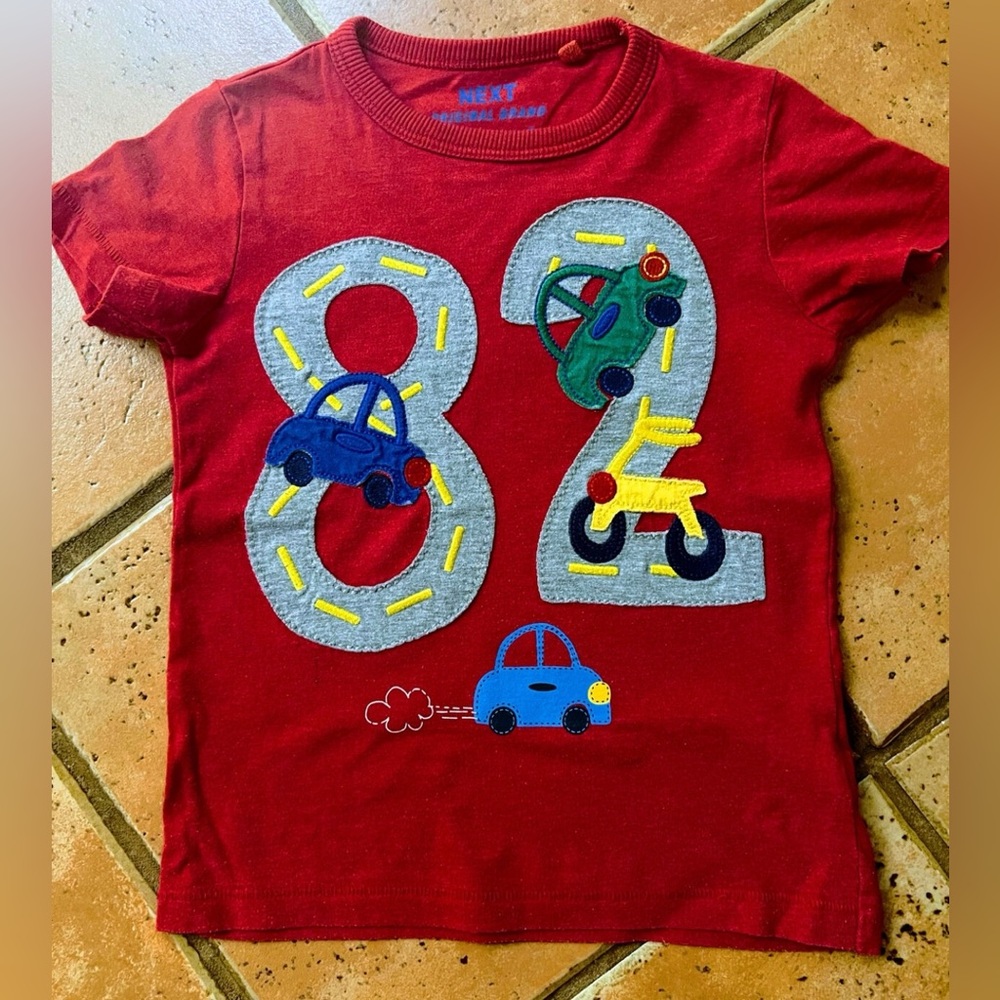 🚗🚙 T-shirt, 3-4T